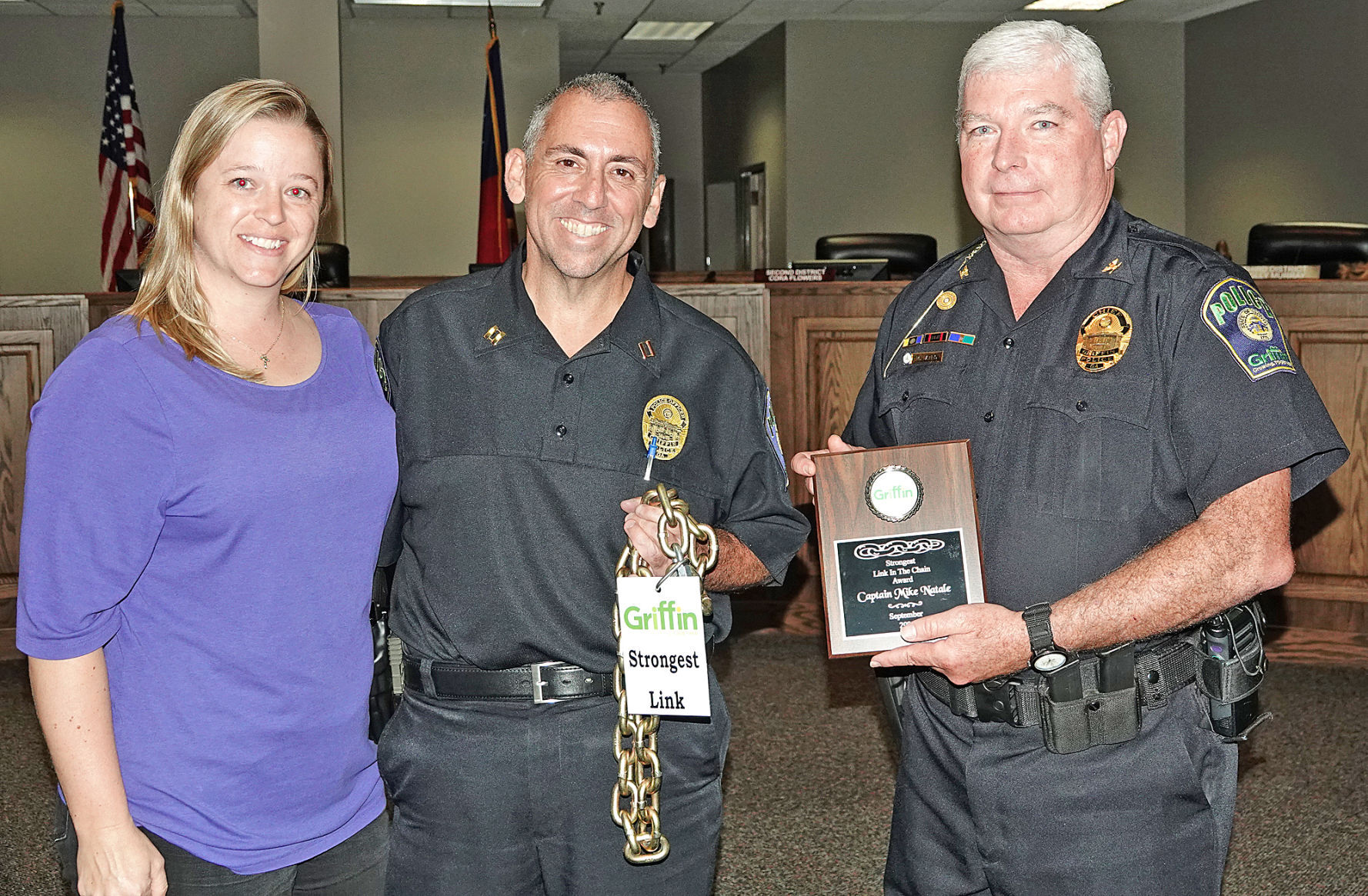 Natale named city's Strongest Link